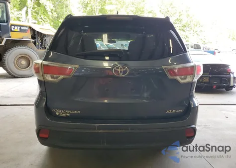 2014 Toyota Highlander Xle from USA, damaged, VIN 5TDJKRFH9ES011972